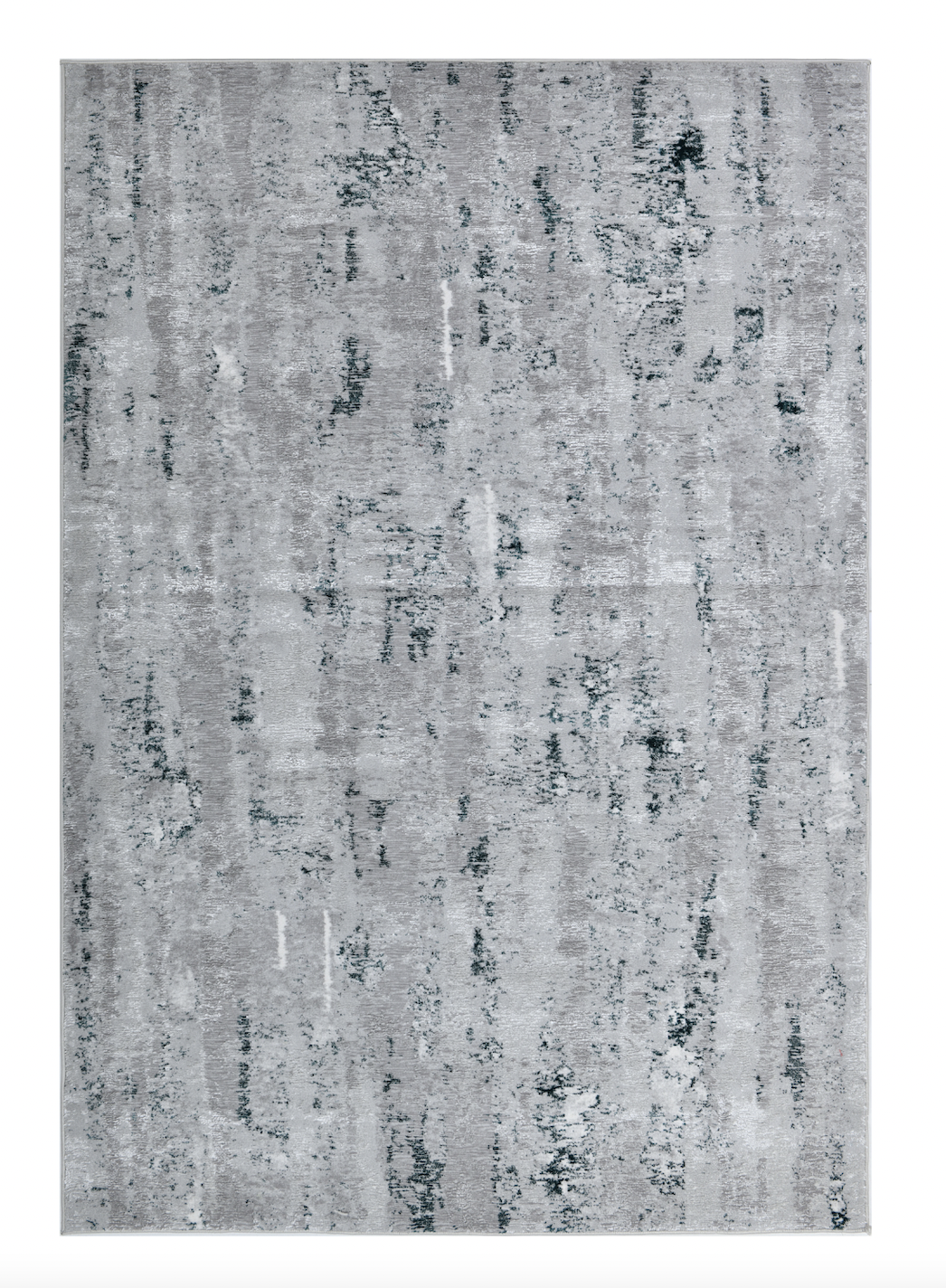 Modern Abstract Light Grey/Emerald